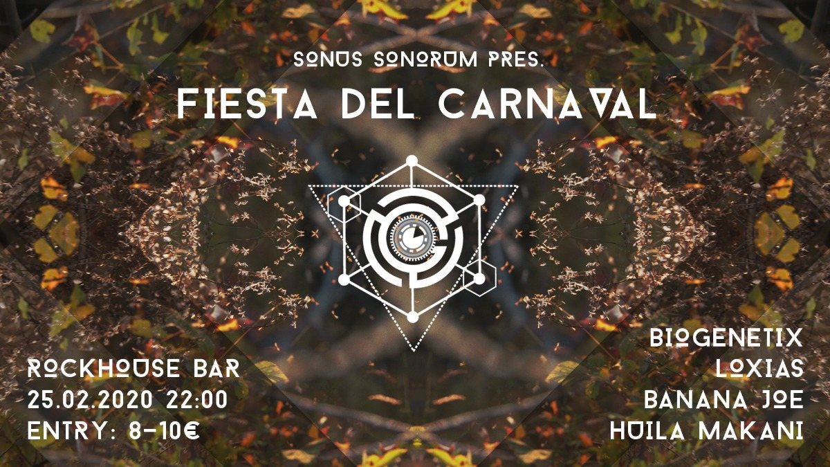 Party Flyer Sonus Sonorum pres. Fiesta Del Carnaval 25 Feb '20, 22:00