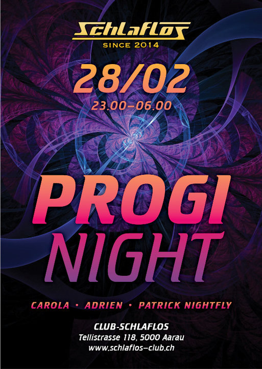 Progi Night · 28 Feb '20, 23:00