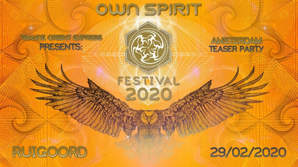 Party Flyer Trance Orient Express invites Own Spirit Festival 29 Feb '20, 22:00