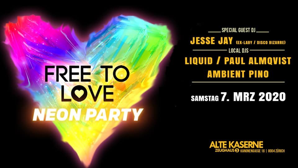 Free To Love / UV Neon Party · 7 Mar '20, 23:00