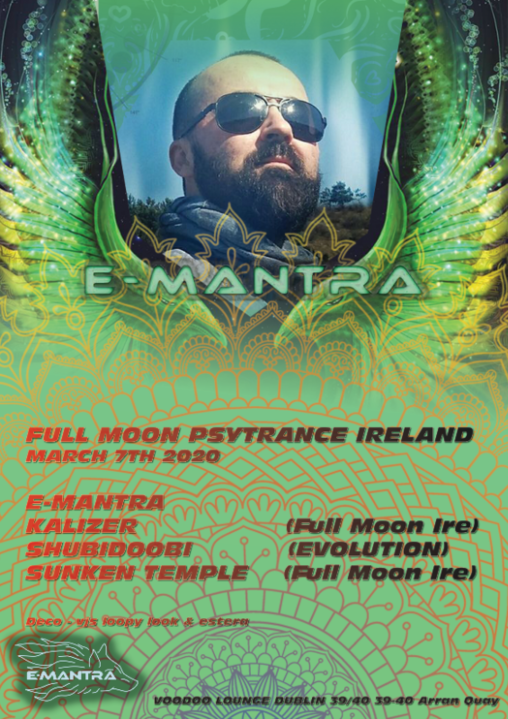Full Moon Psytrance 604 - E-Mantra · 7 Mar '20, 21:00