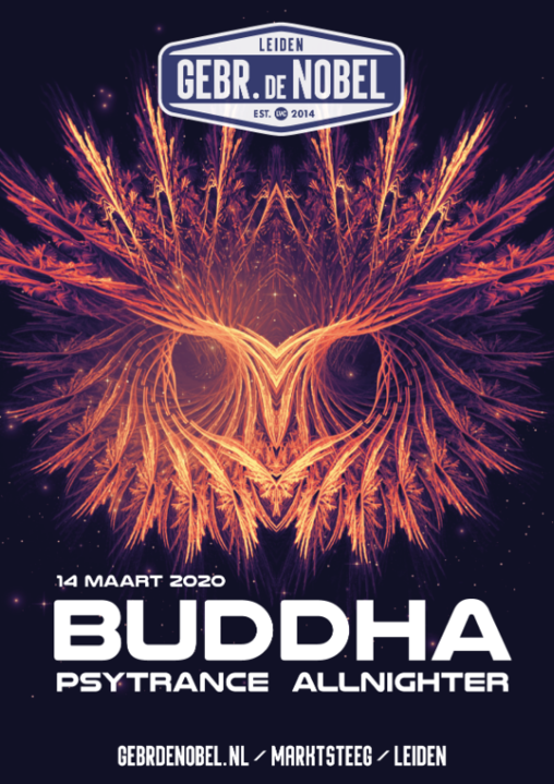 Buddha #3 - Psytrance Allnighter | Gebr. De Nobel · 15 May 20, 23:00