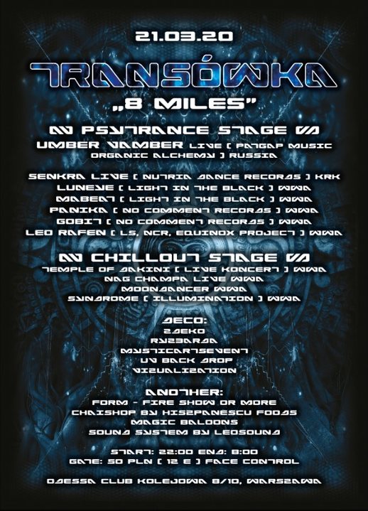 TranSówka "8 Miles" · 21 Mar '20, 22:00