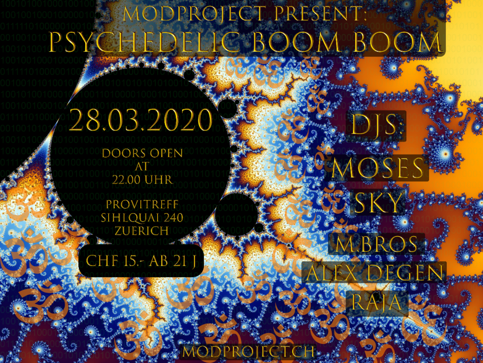 Psychedelic Boom Boom !!Dank covid-19 leider abgesagt!! · 28 Mar '20, 22:00