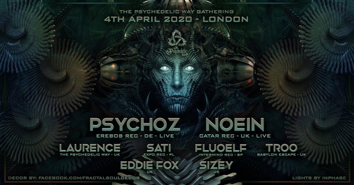 Party Flyer The Psychedelic Way Gathering 4 Apr '20, 23:00