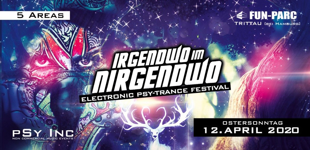 Party Flyer Irgendwo im Nirgendwo 2020 | Indoor Festival (18+) 12 Apr '20, 22:00