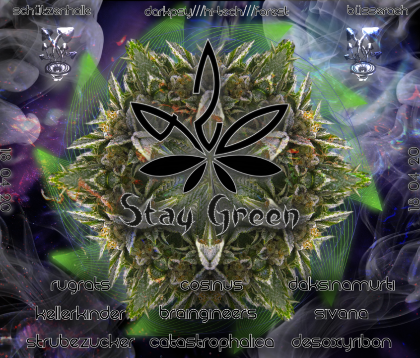 Party Flyer 420 Stay Green 18 Apr '20, 16:00