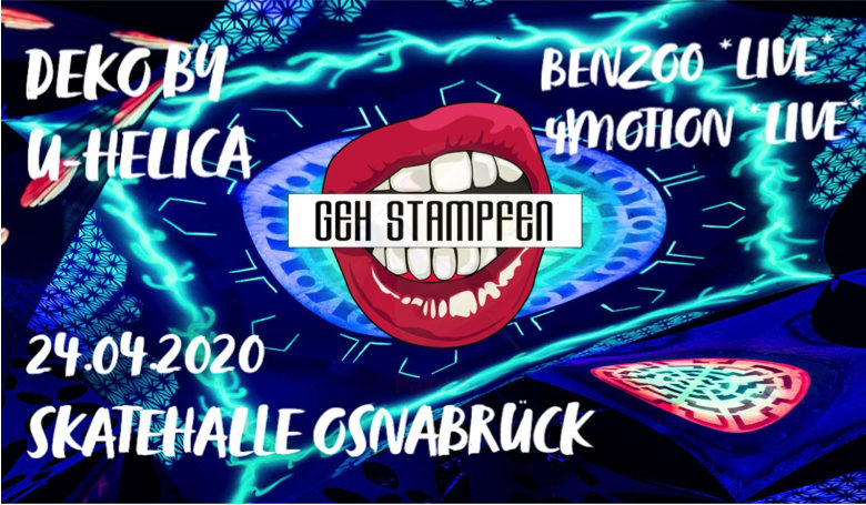 Geh Stampfen! mit Benzoo und 4Motion | Skatehalle Osnabrück · 26 Jun '20, 23:00
