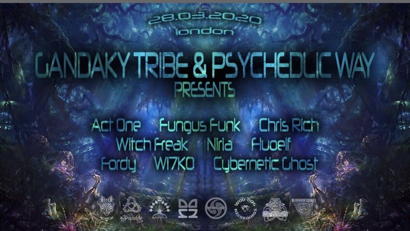 The Psychedelic Way & Gandaky Tribe · 25 Apr '20, 23:00