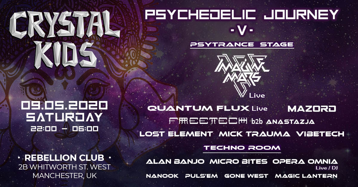 Crystal Kids: Psychedelic Journey V · 9 May 20, 22:00