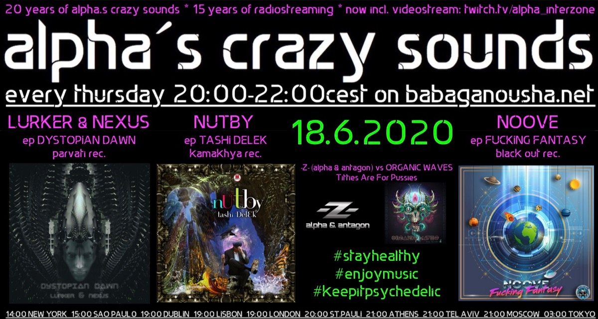 alpha.s crazy sounds · 18 Jun '20, 20:00