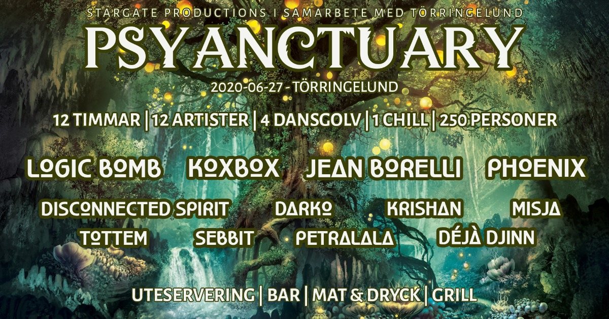 Party Flyer PSYANCTUARY 27 Jun '20, 13:30