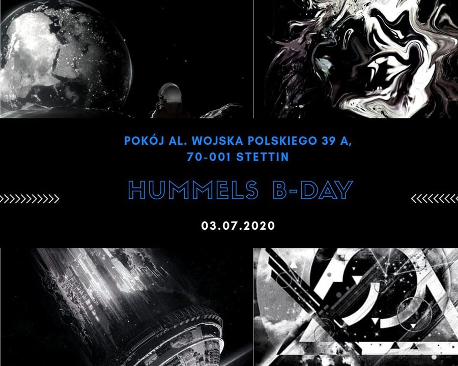 Party Flyer Psychedelic City / Hummels B-Day 3 Jul '20, 21:00