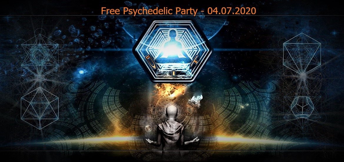 Party Flyer Free Psychedelic Party 4 Jul '20, 19:00