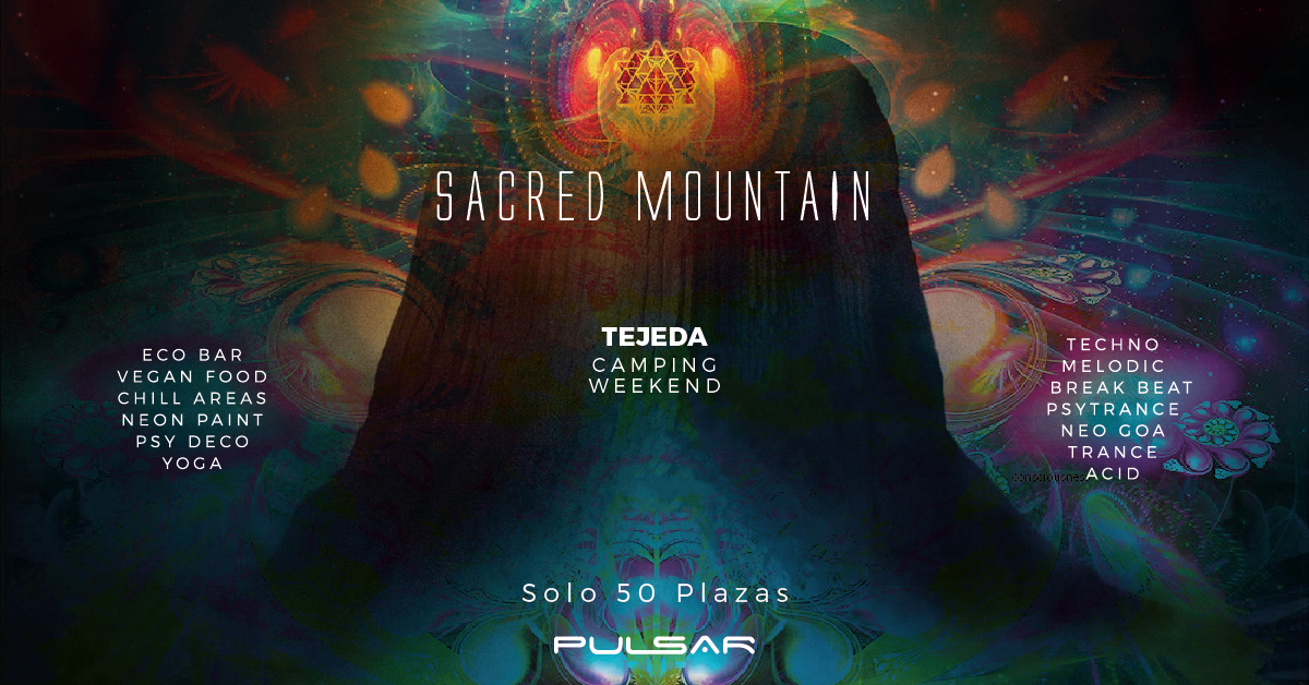 Party Flyer Sacred Mountain 10 Jul '20, 12:00