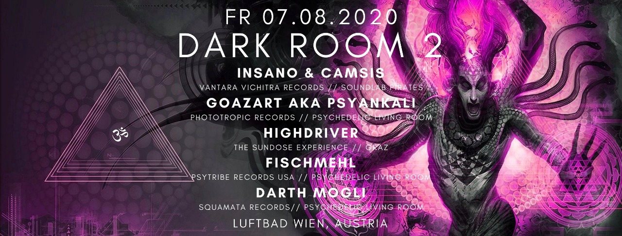 Party Flyer Dark Room #2 7 Aug '20, 19:00