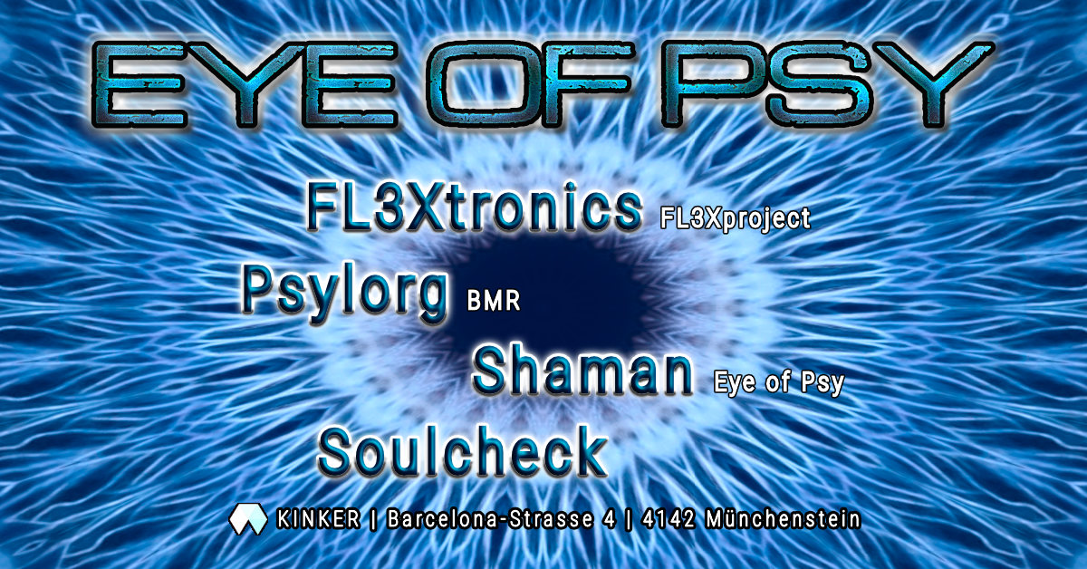 Party Flyer Eye of Psy 8 Aug '20, 23:00
