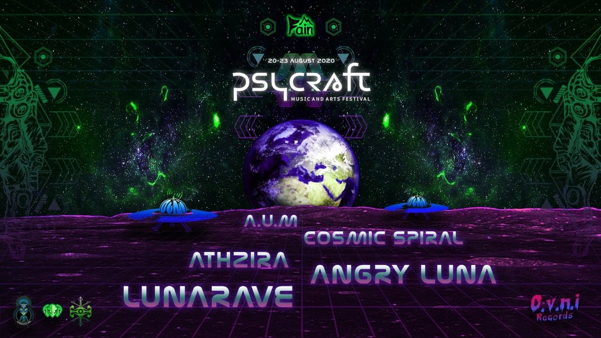 Party Flyer Psycraft Festival - Overview Effect 20 Aug '21, 14:00