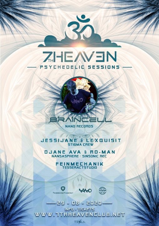 7th Heaven Psychedelic Session: Braincell · 29 Aug 20, 22:00