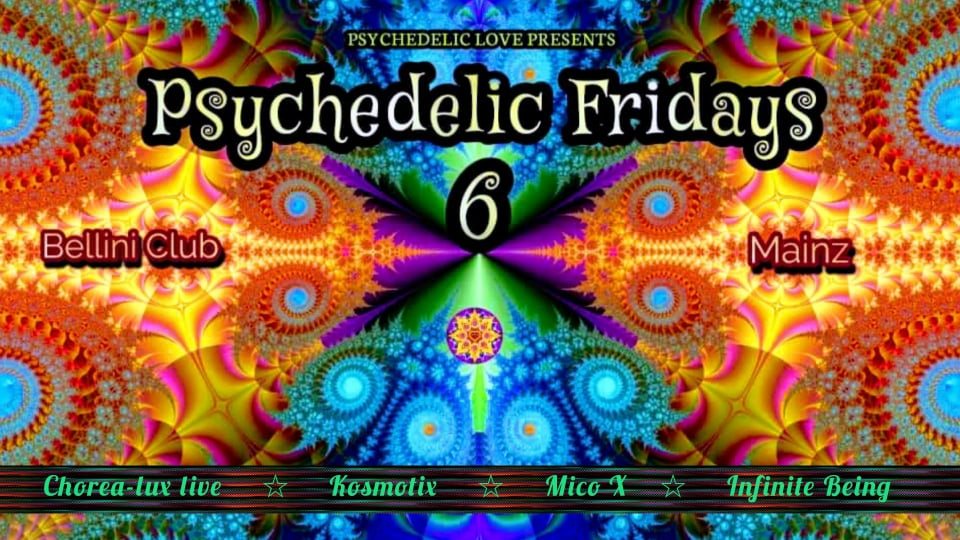 Party Flyer Psychedelic fridays #6 4 Sep '20, 23:00