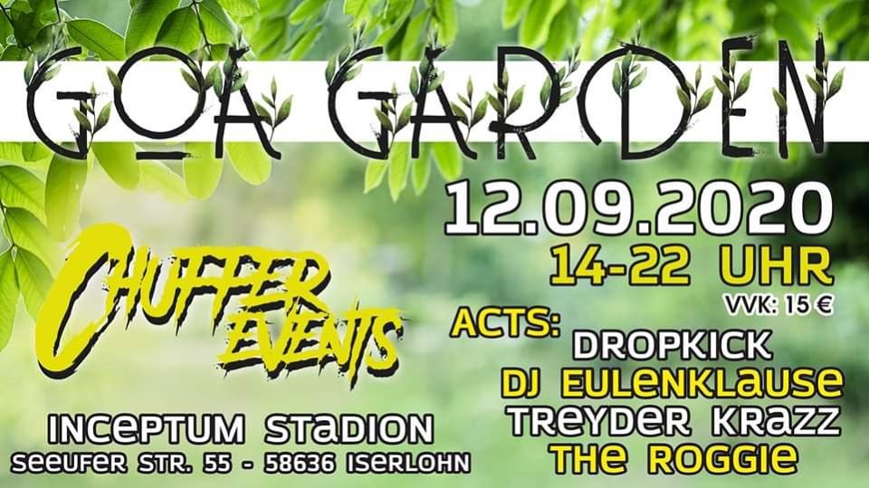 Party Flyer Chuffer´s Goa Garden 12 Sep '20, 14:00