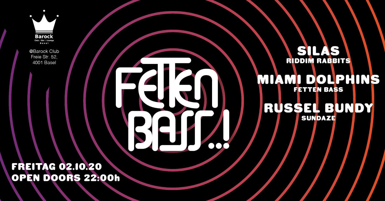 Fetten Bass · 2 Oct 20, 22:00