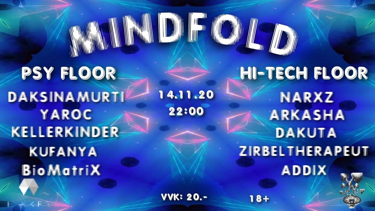 Party Flyer MindFold 14 Nov '20, 22:00