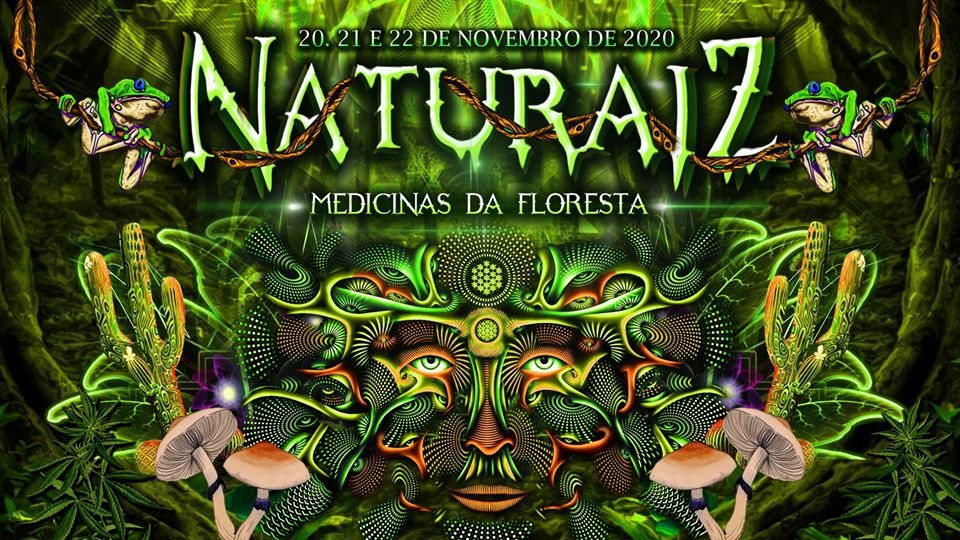 Party Flyer Naturaíz Festival #3 - Medicinas da Floresta 20 Nov '20, 18:00