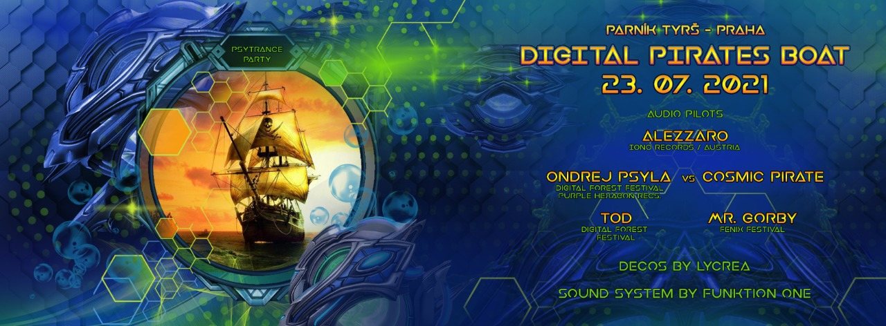 Digital Pirates Boat 23 Jul 21 Prague Czech Republic Goabase ॐ Parties And People