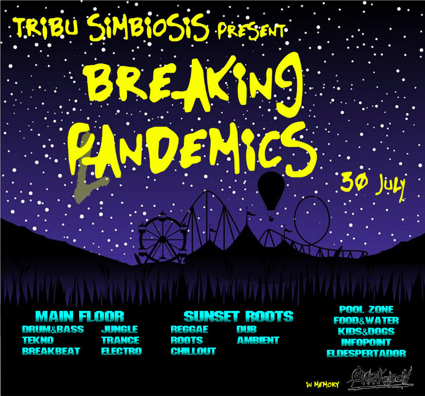 Party Flyer Breaking PLANdemics 30 Jul '21, 18:00