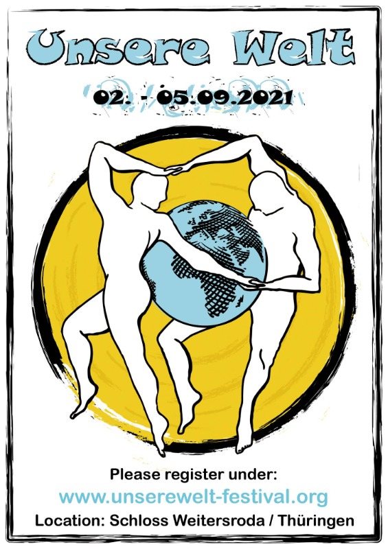 Party Flyer Unsere Welt 1 Sep '21, 16:00