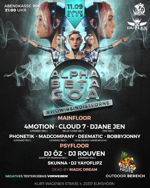 Alpha Beta Goa #Wowirsindistvorne · 11 Sep 21, 21:00