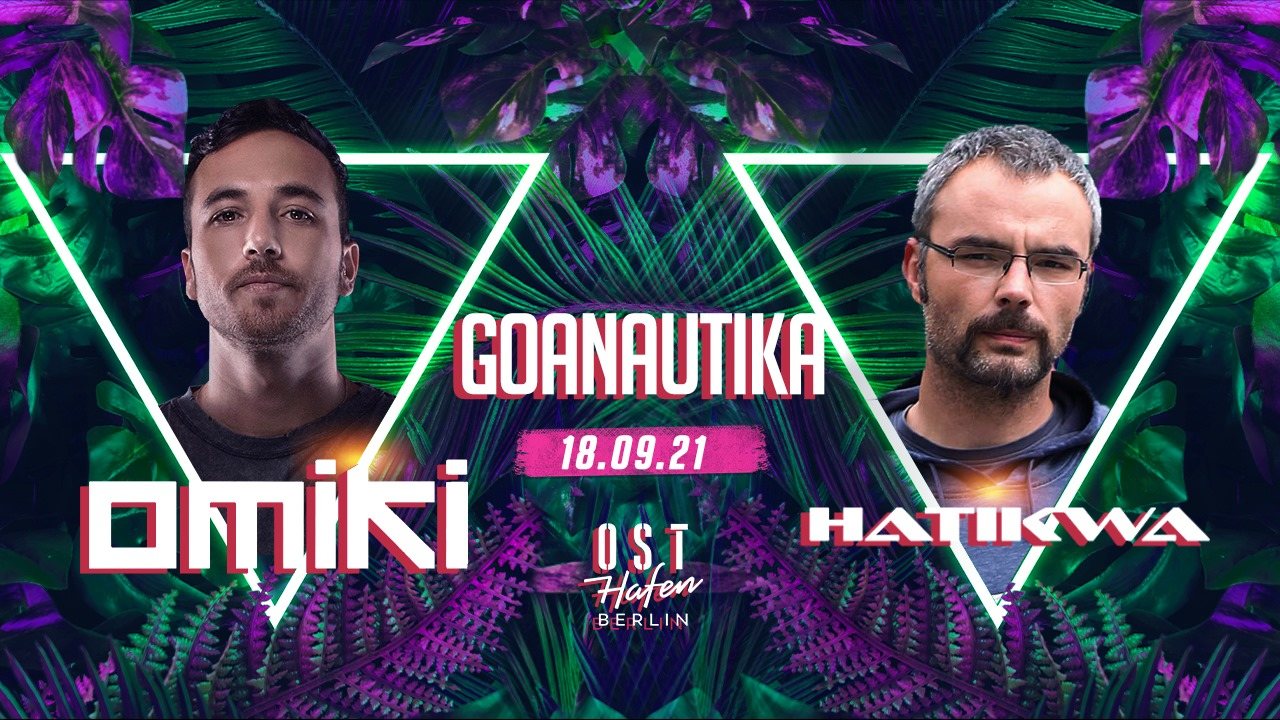 Party Flyer Goanautika /w. Omiki and Hatikwa In-Outdoor 18 Sep '21, 14:00