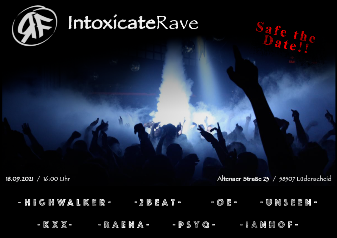 Party Flyer Intoxicating_Rave 18 Sep '21, 16:00