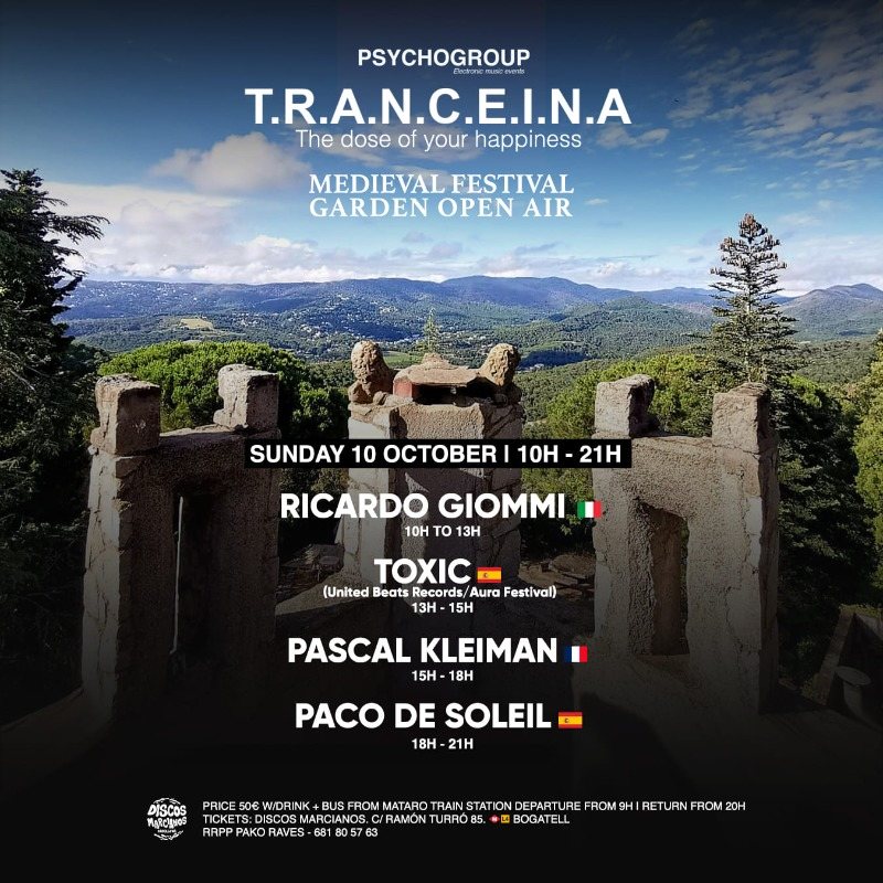 T.R.A.N.C.E.I.N.A (MEDIEVAL FESTIVAL) Garden Open Air 10 Oct '21, 10:00