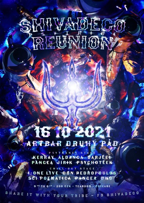 Shivadeco psytribe reunion 16 Oct '21, 21:00