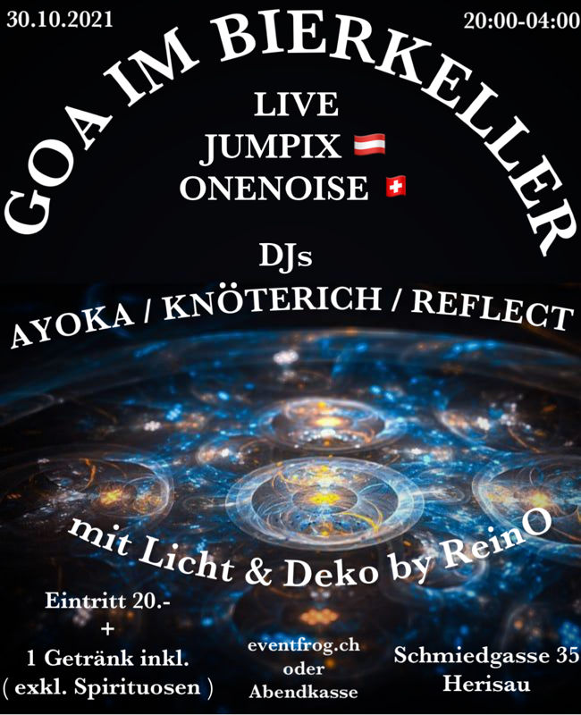 GOA IM BIERKELLER · 30 Oct '21, 20:00