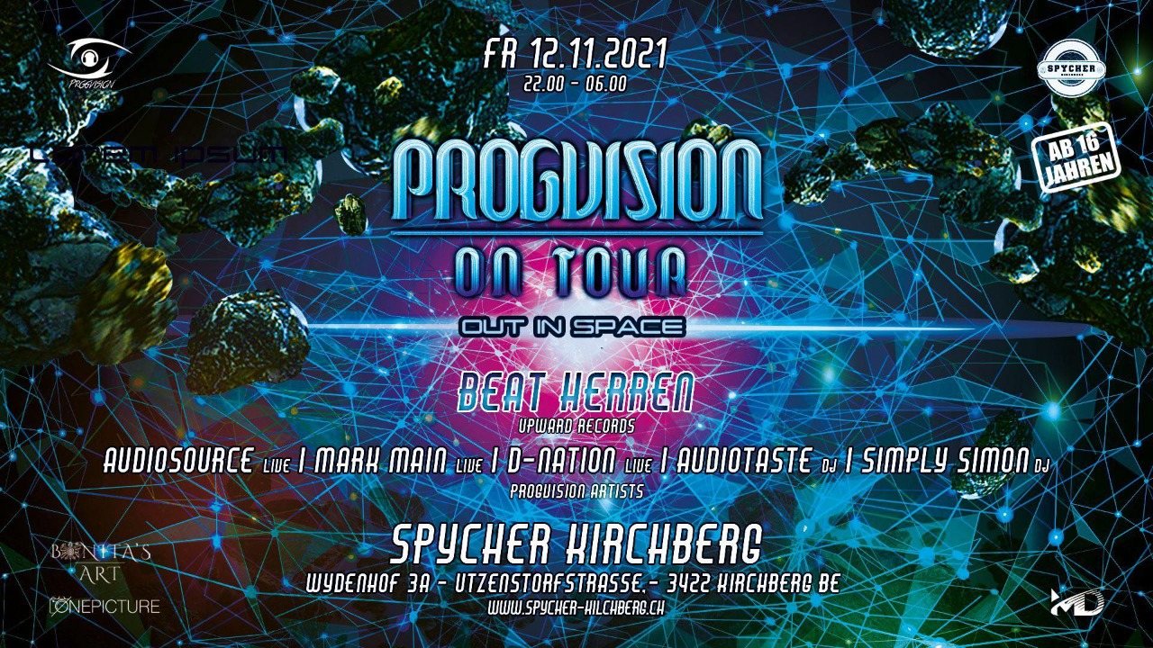 • ProgVision On Tour • @ Spycher Kirchberg w/ Beat Herren · 12 Nov '21, 21:00