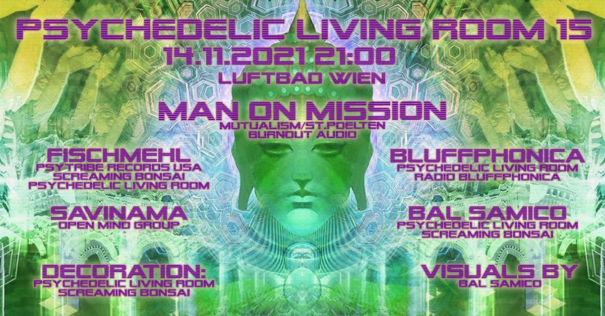 Psychedelic Living Room #15 · 14 Nov '21, 21:00