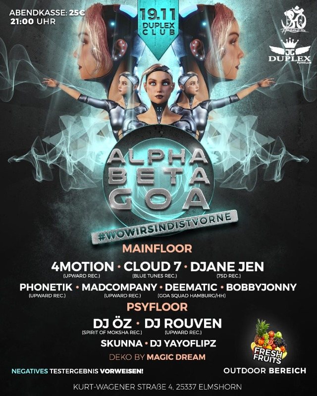 Alpha Beta Goa #Wowirsindistvorne · 19 Nov '21, 21:00