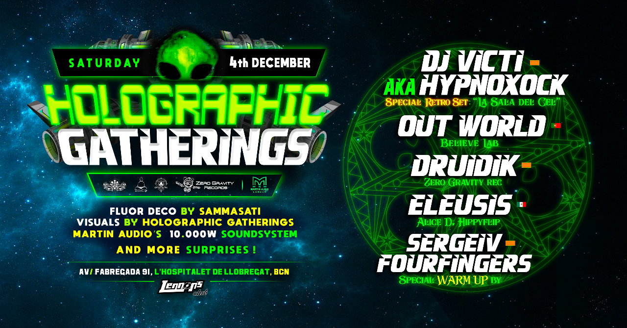 Holographic Gatherings @ "The Future is Now" 4 Dec '21, 23:00