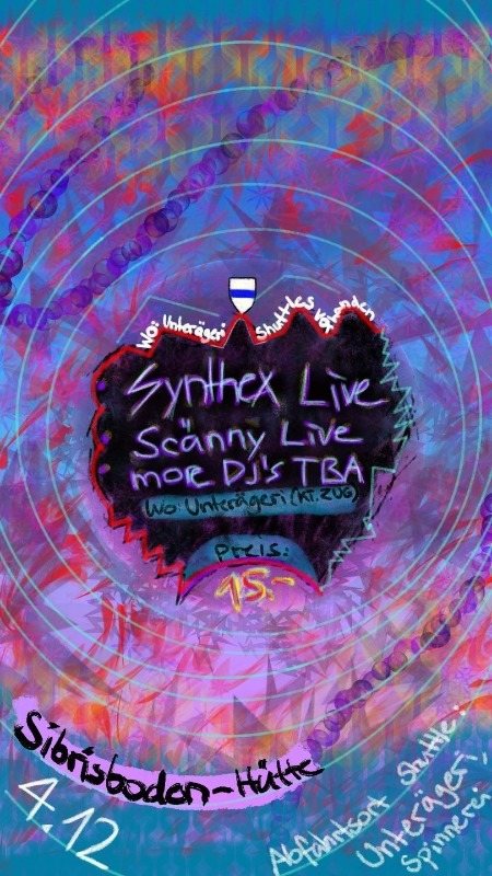 Synthex & Scänny Live (Warmer Outdoorbereich) · 4 Dec '21, 21:00