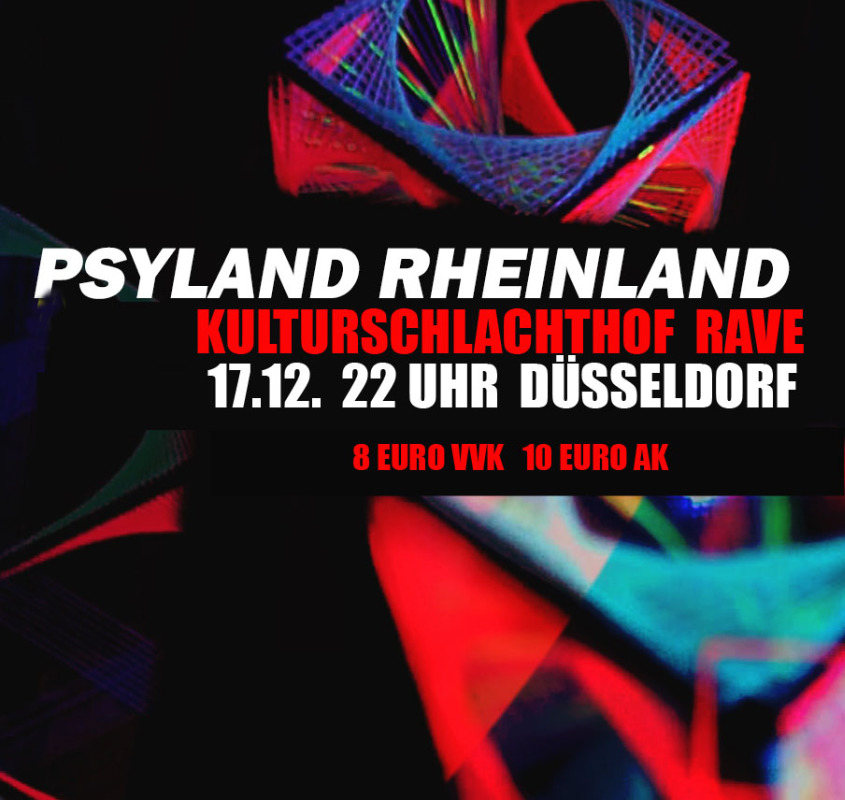 Psyland Kulturschlachthof Rave · 17 Dec '21, 22:00