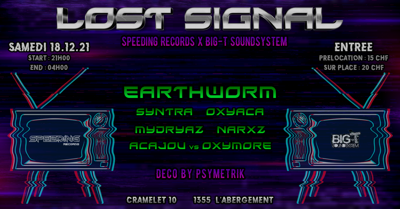 Lost Signal · 18 Dec '21, 21:00