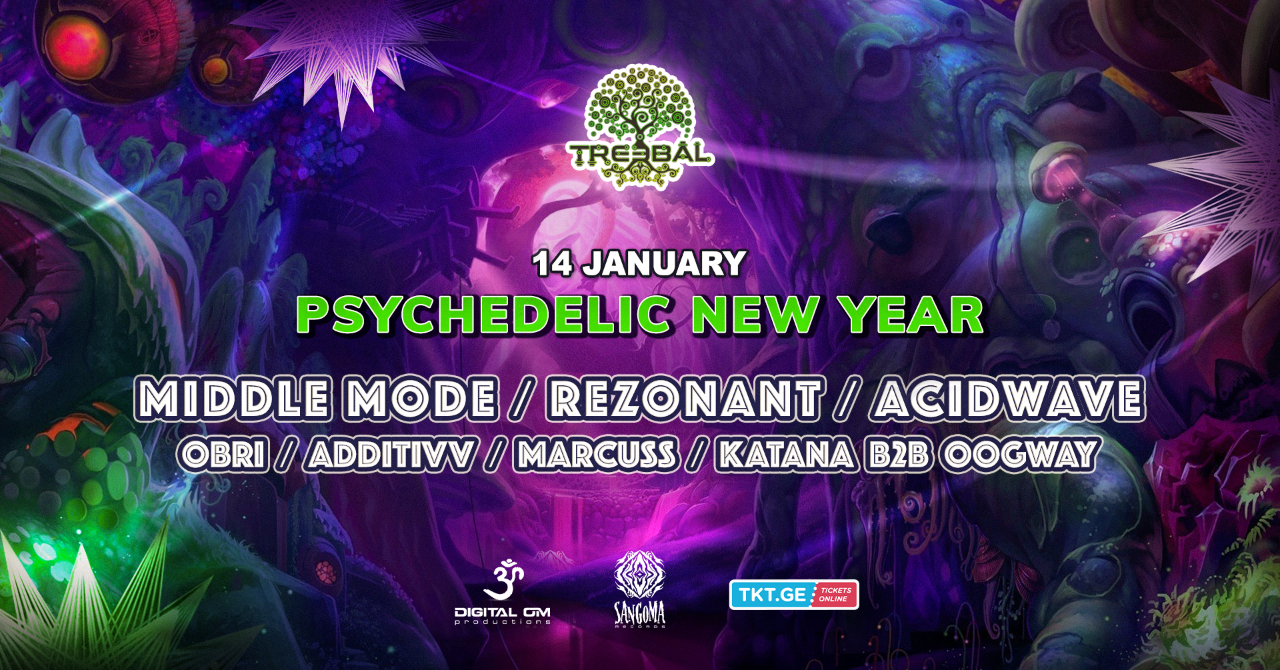 TREEBAL NEW YEAR with MIDDLE MODE & REZONANT · 14 Jan 22, 23:30