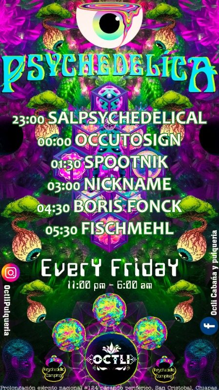 Psychedelica (Experience Night) · 4 Mar '22, 23:00
