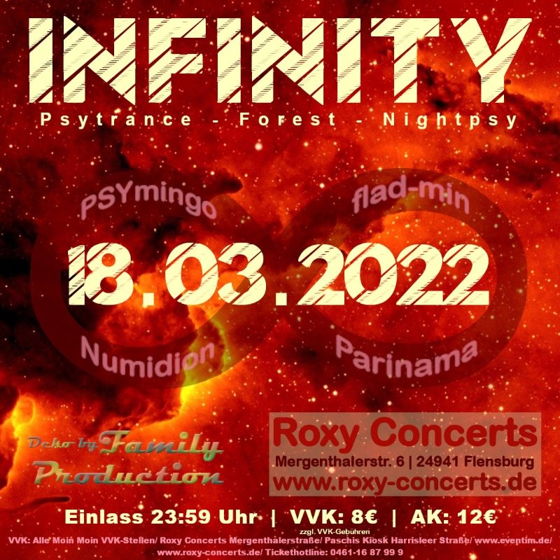 Infinity - NEUER TERMIN !!! · 18 Mar '22, 23:30
