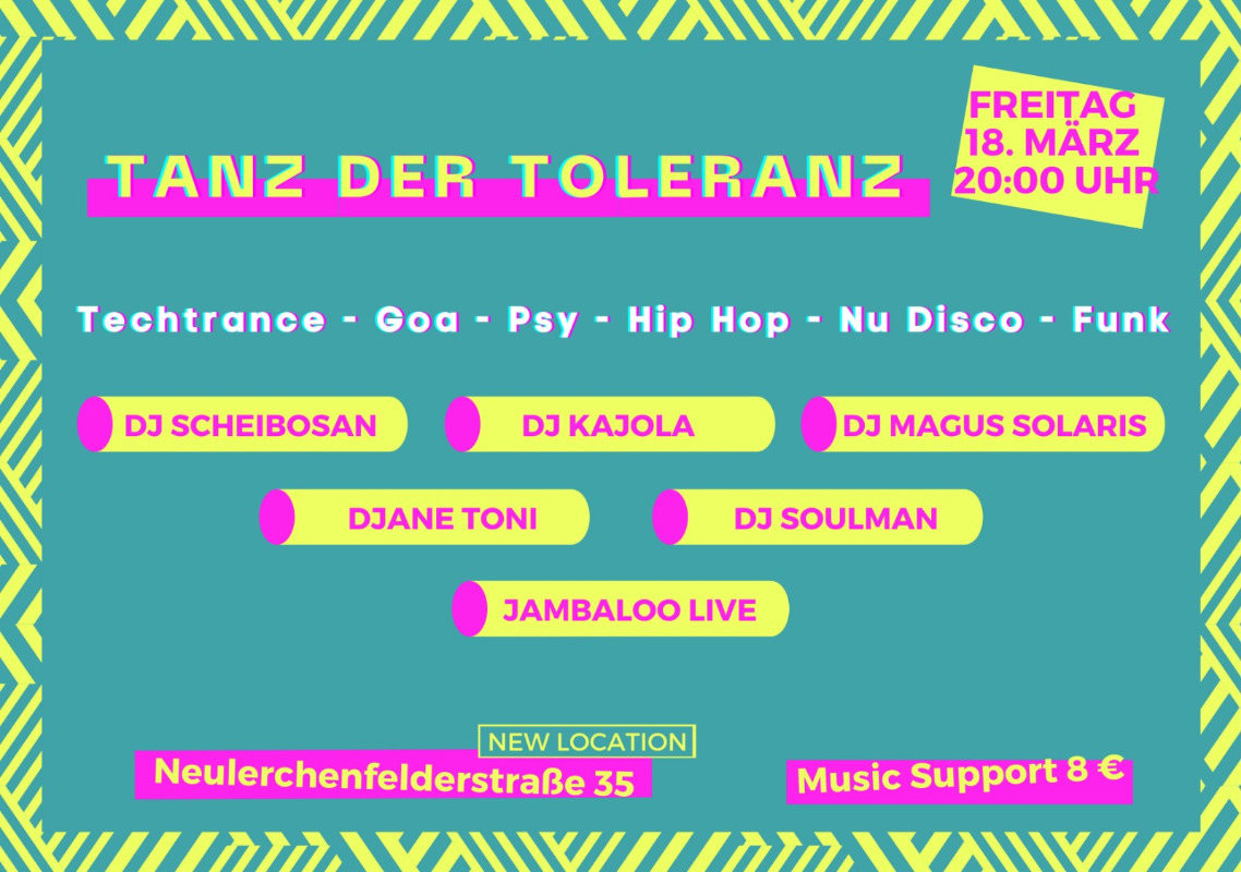 Tanz der Toleranz · 18 Mar '22, 20:00