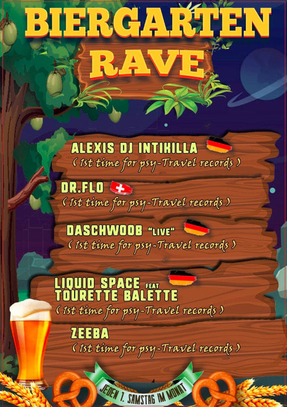 Biergartenrave Reloaded ( Psy-Travel records eröffnet die Terasse ) · 26 Mar '22, 14:00