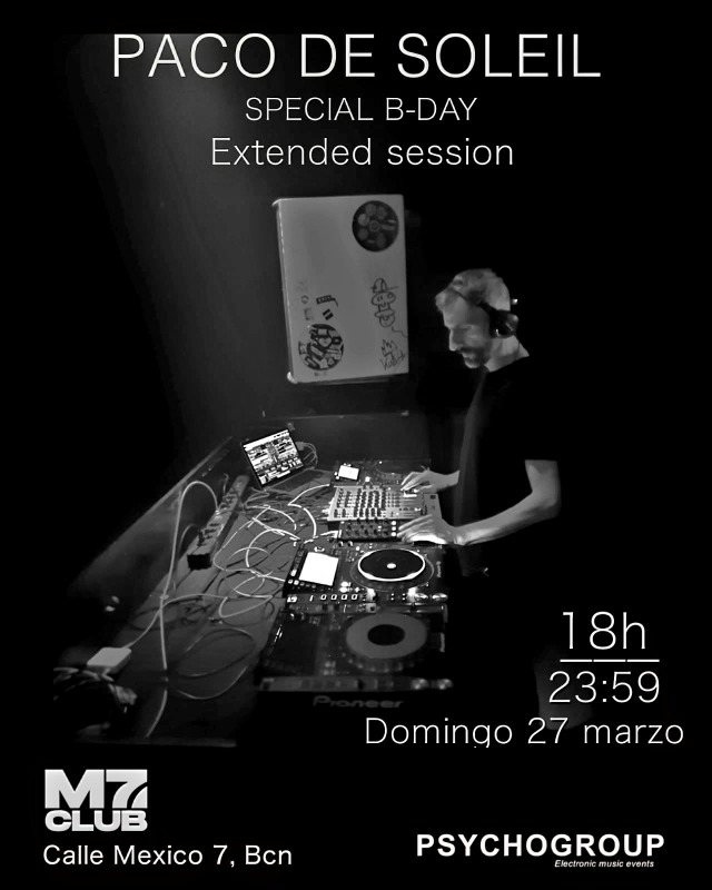 45 B-day Paco De Soleil · 27 Mar '22, 18:00